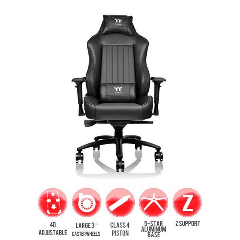 Thermaltake XC500 Comfort TT Premium Edition Gaming Chair Black (GC-XCS-BBLFDL-01)